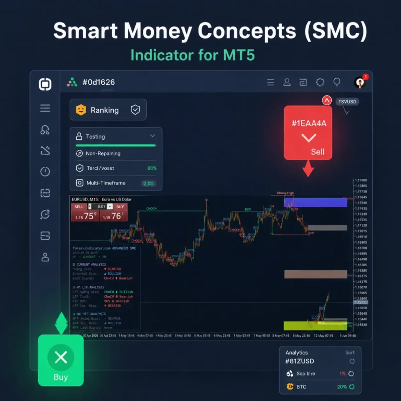 Advanced Smart Money Concepts (SMC) Indicator for MT5